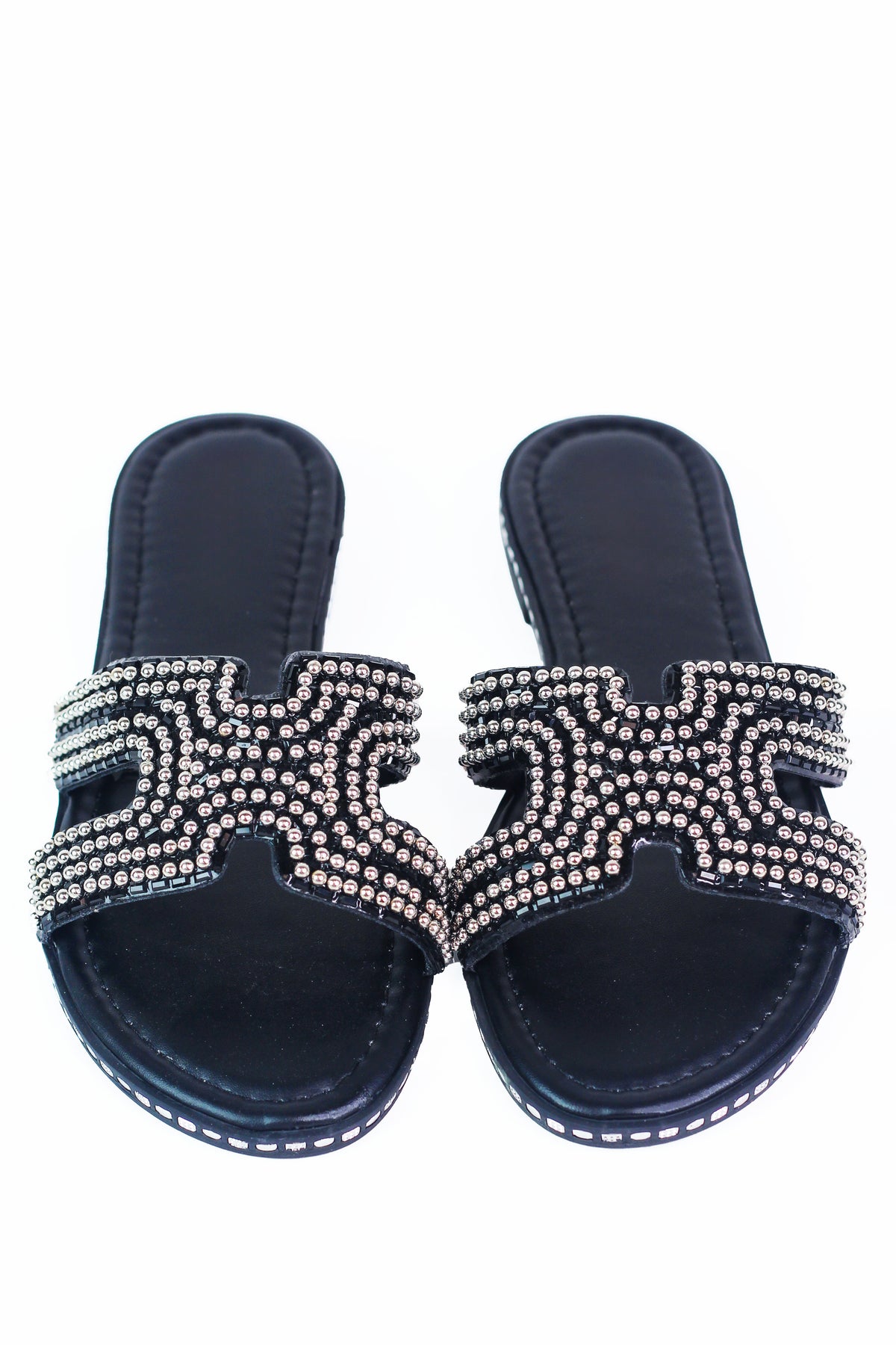 Beads & Baguettes Flat Sandals
