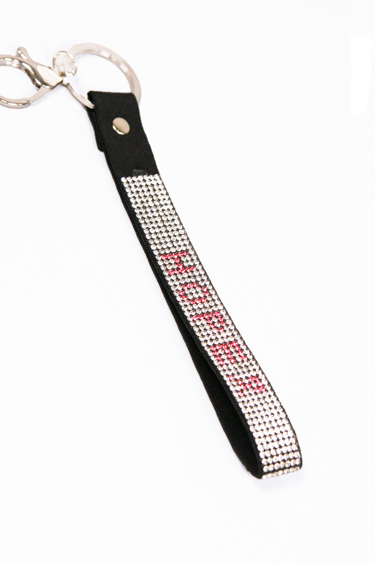 Hope Rhinestone Wristlet Keychain