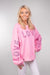 Love Sweatshirt Embellished in Sequins & Rhinestones