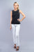 Sleeveless Top w/ Stud & Rhinestone Embellishments