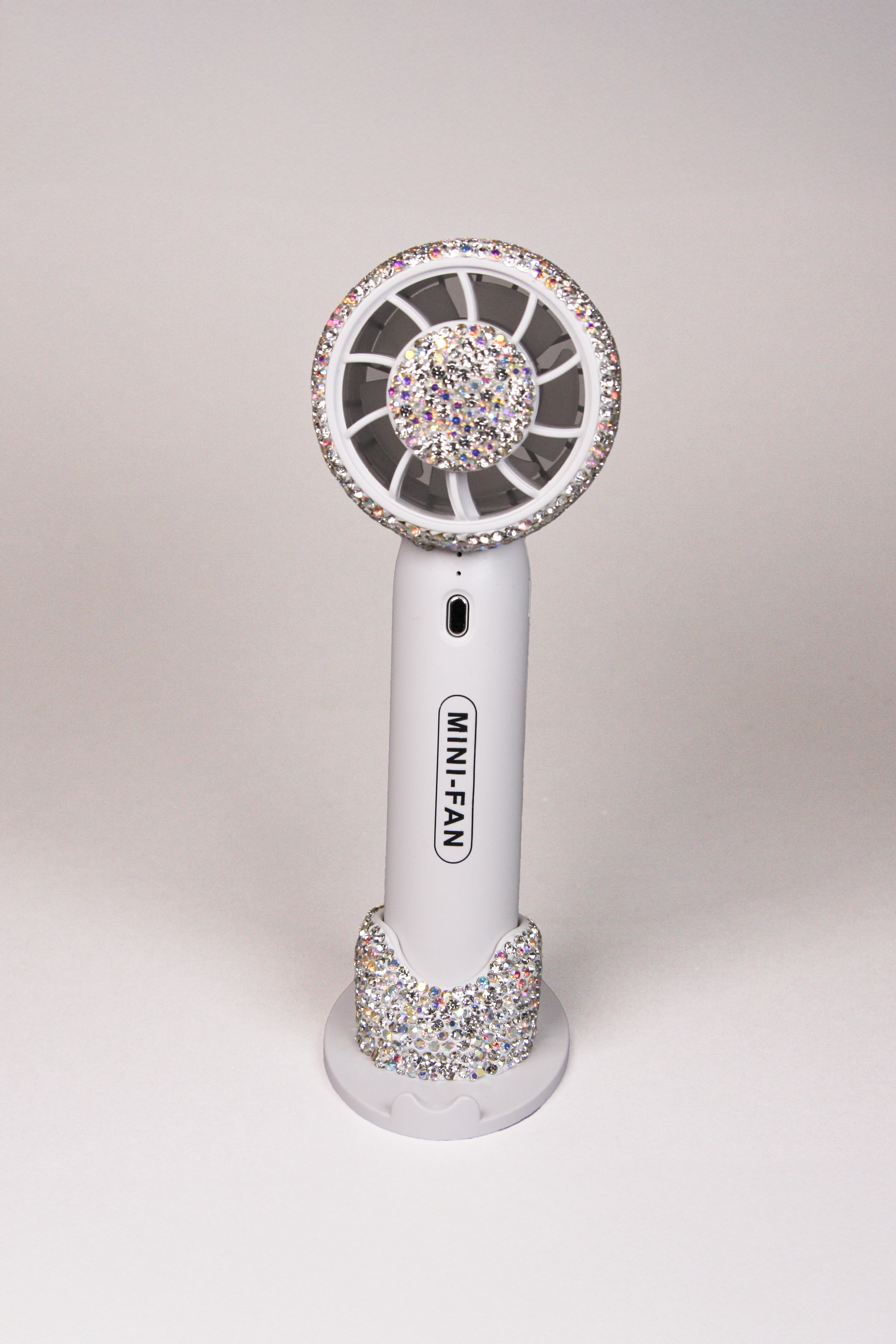 Rhinestone Mini Fan