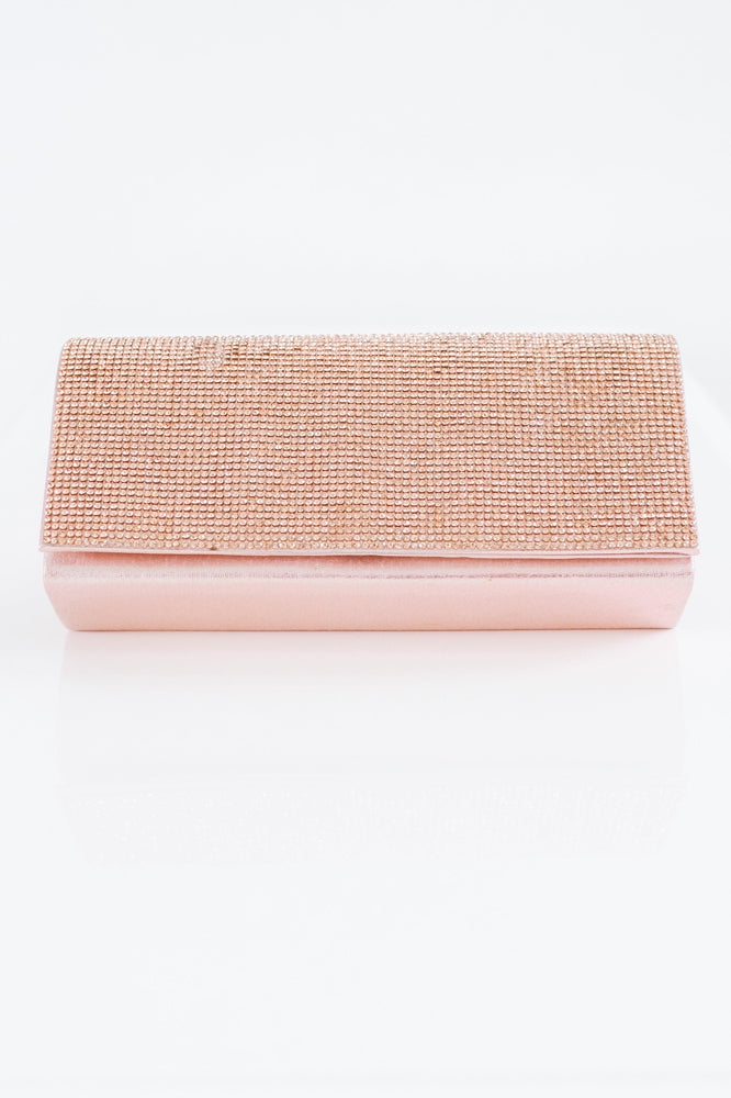 Rhinestone Flap Clutch - Glitz & Ears Boutique