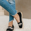 Faux Suede Jute Toe Casual Shoe(SALE)