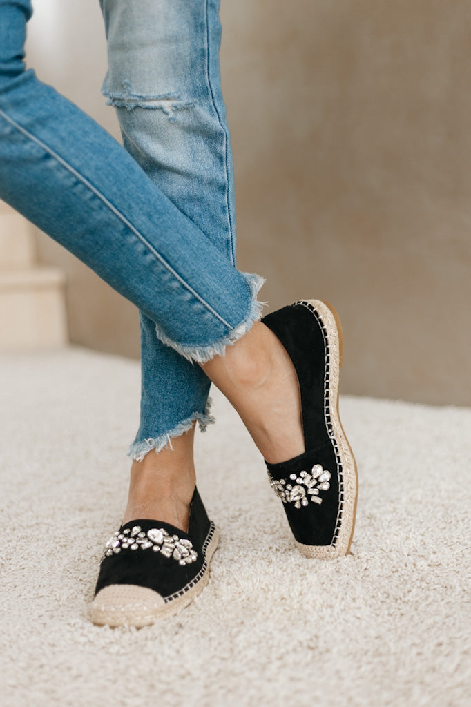 Faux Suede Jute Toe Casual Shoe(SALE)