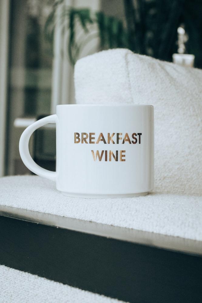 Breakfast Wine Mug - Glitz & Ears Boutique
