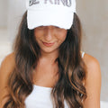 Rhinestone Be Kind Baseball Hat