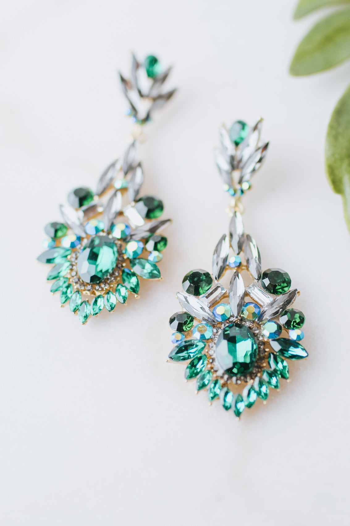 Skinny Almond Top &amp; Trim Oval Earring - Glitz &amp; Ears Boutique