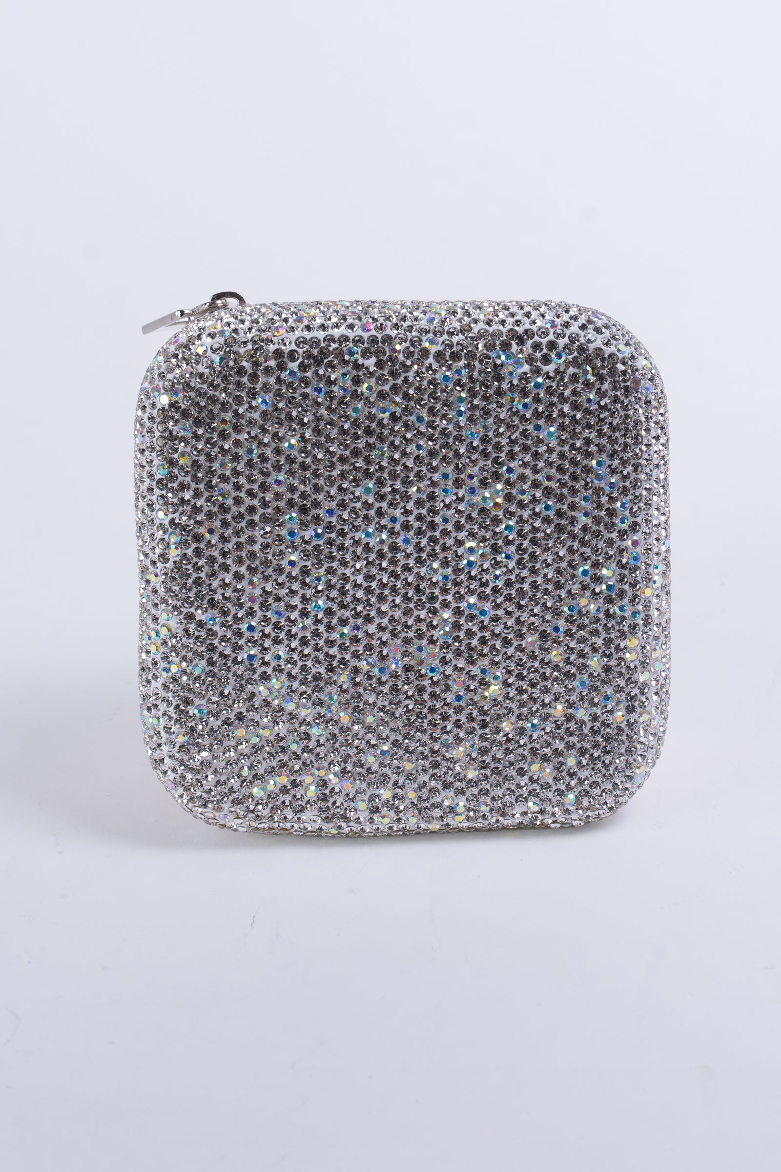 Square Rhinestone Jewelry Box