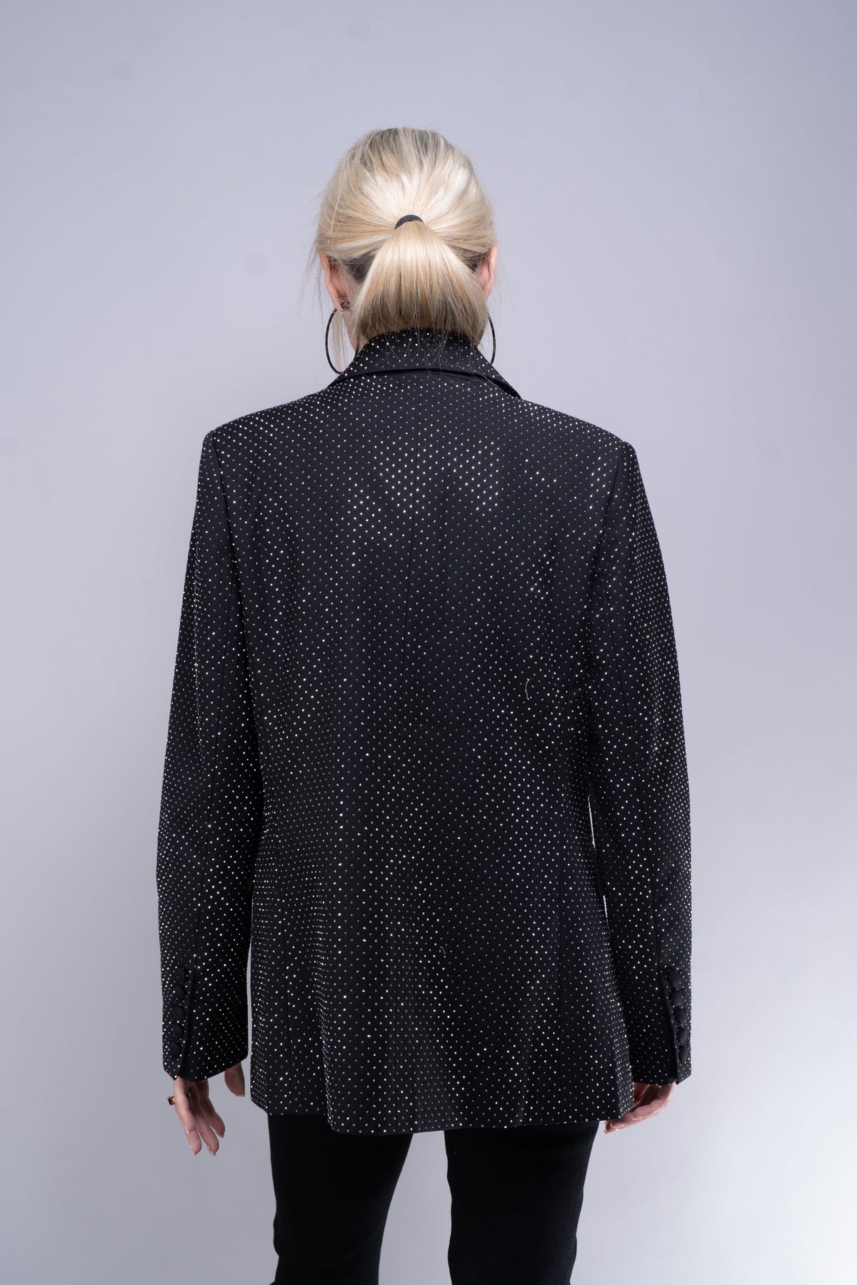 Rhinestone Embellished Blazer