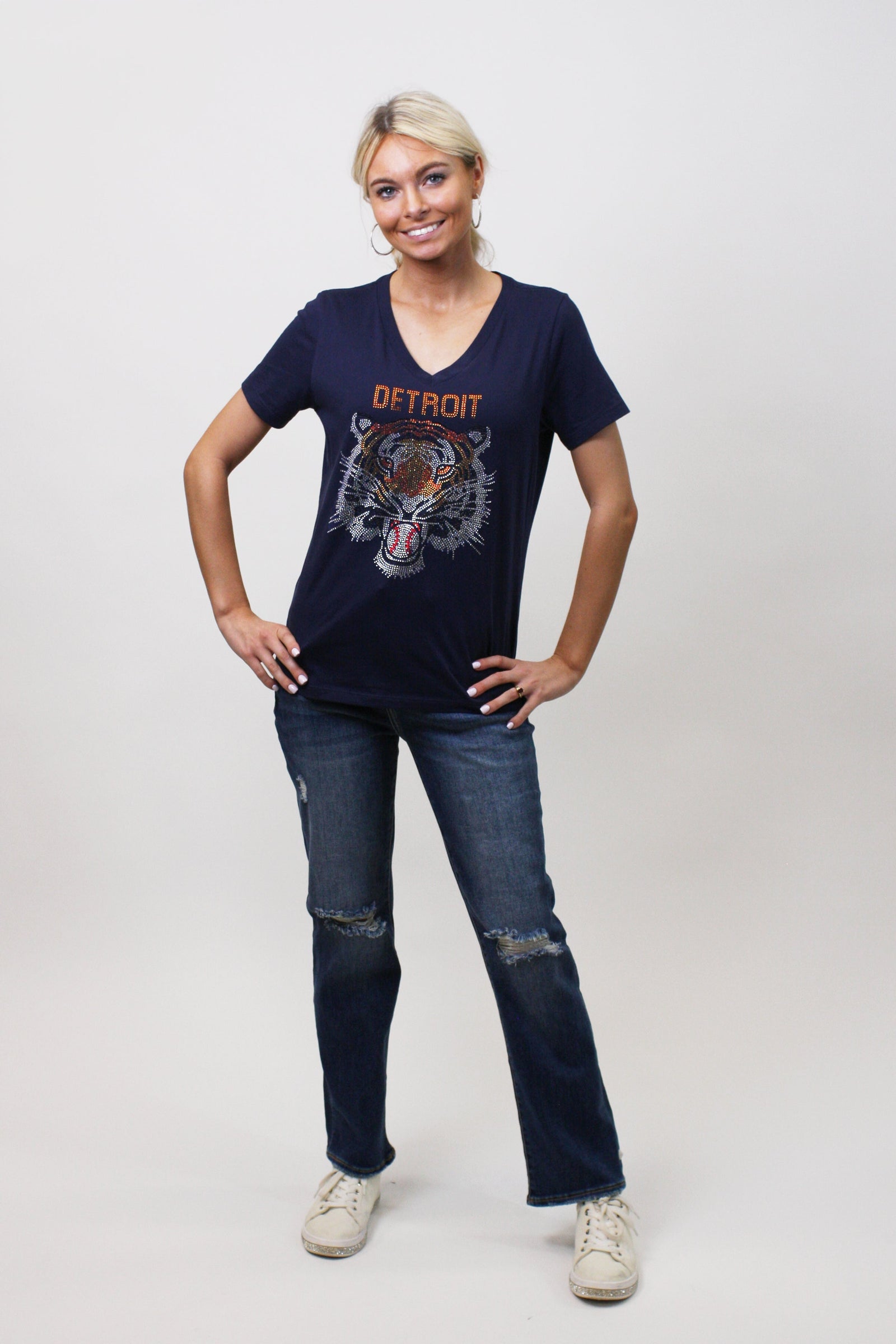 Detroit Tiger Head T Shirt