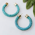 Medium All Rhinestone Hoop