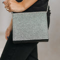 Dazzle Rhinestone Flap Over Clutch