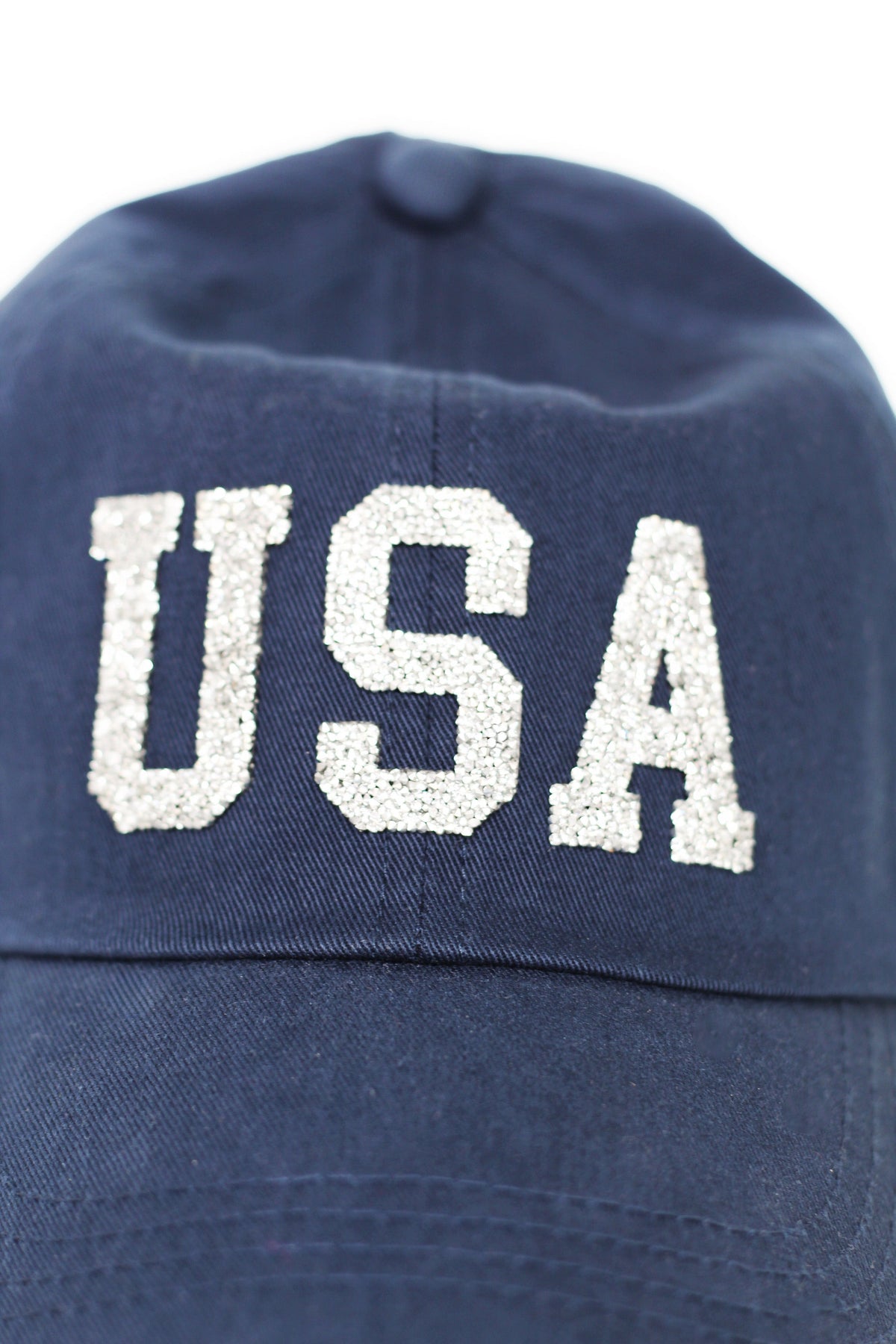 USA Rhinestone Baseball Cap