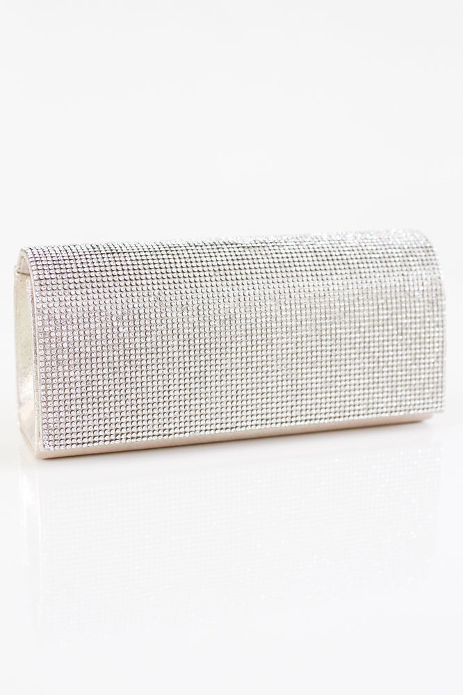 Rhinestone Flap Clutch - Glitz & Ears Boutique