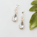 Almond & Circle Center Drop Bottom Earring