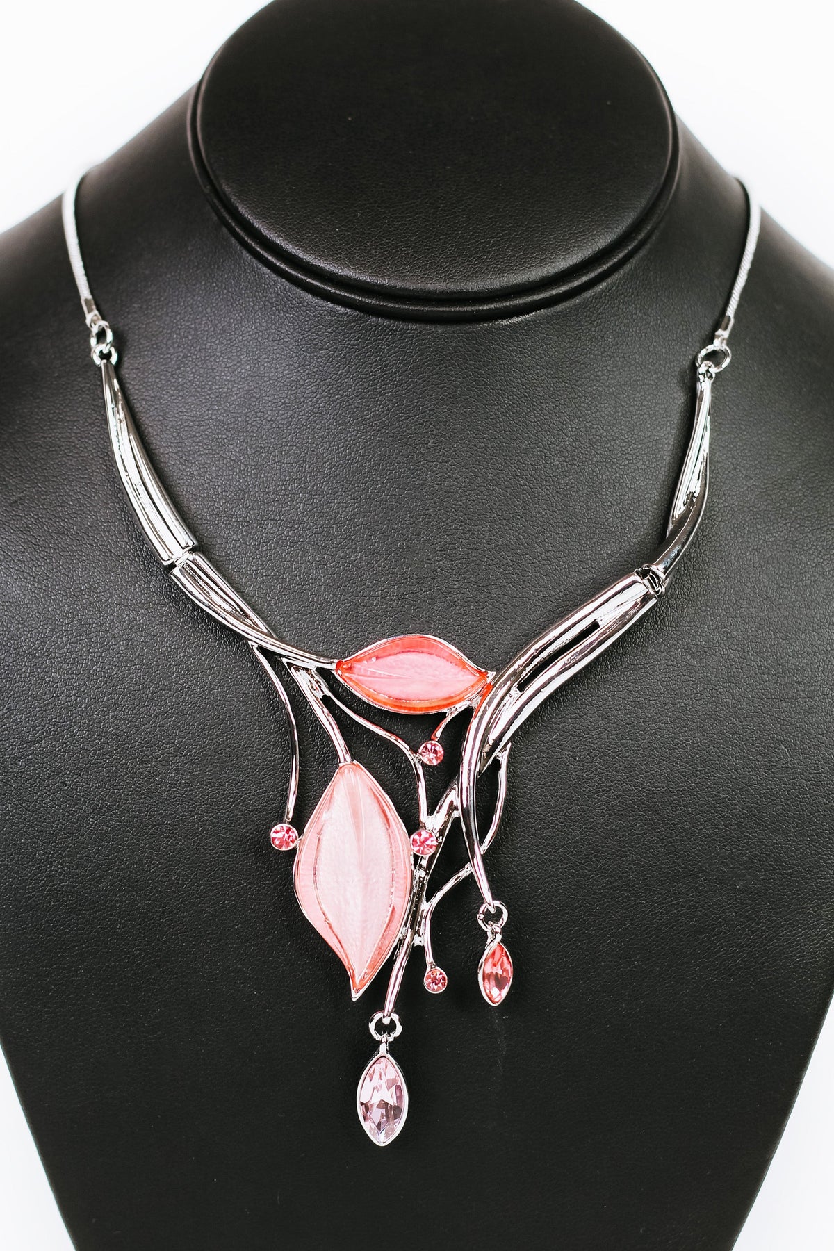 Almond Leaf &amp; Branch Necklace