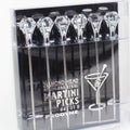 Clear Diamond-Head Stainless Steel Martini Picks(SALE)