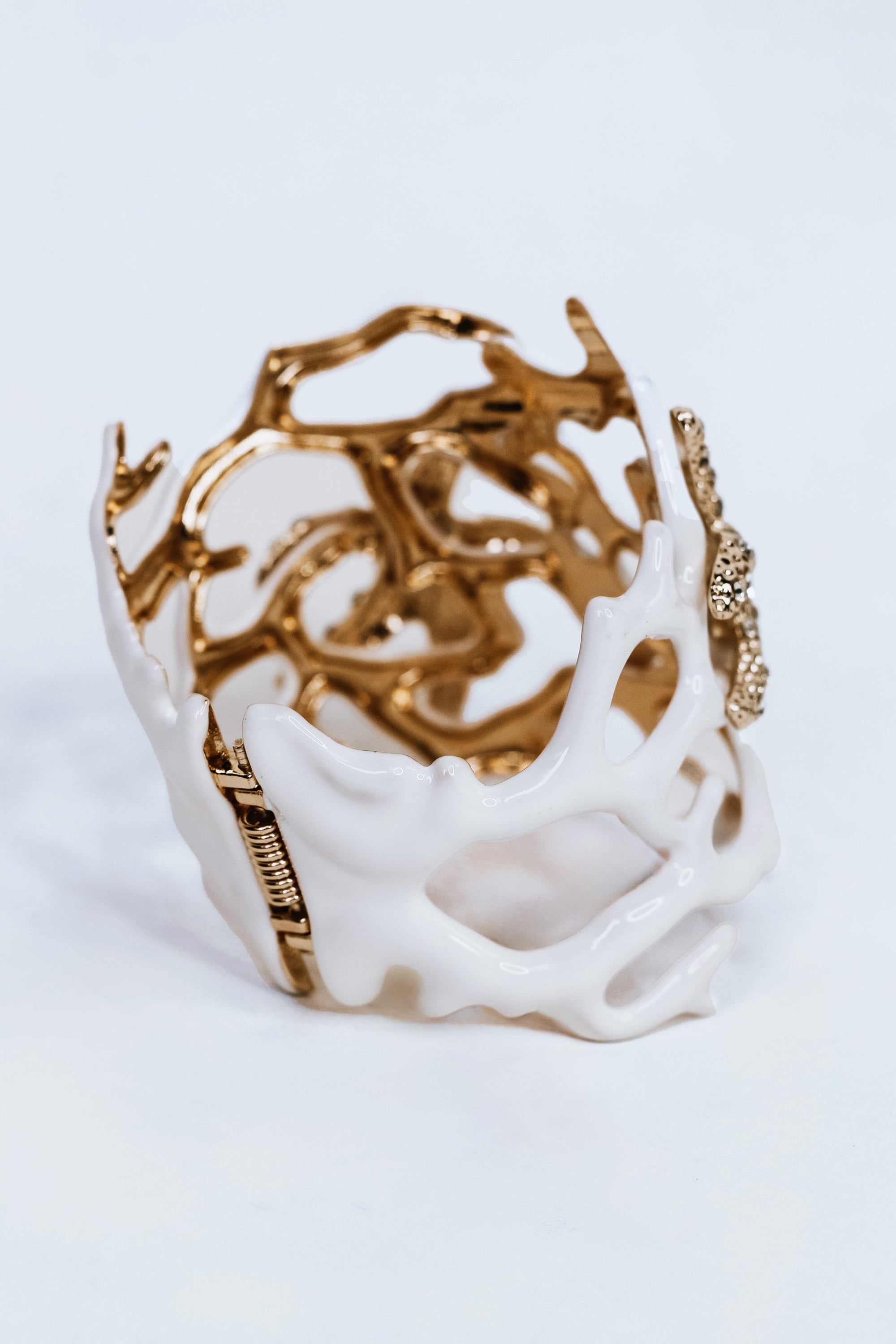 Coral Reef Starfish Accented Cuff Bracelet