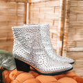Studded & Diamond Stoned Short Boots (SALE)