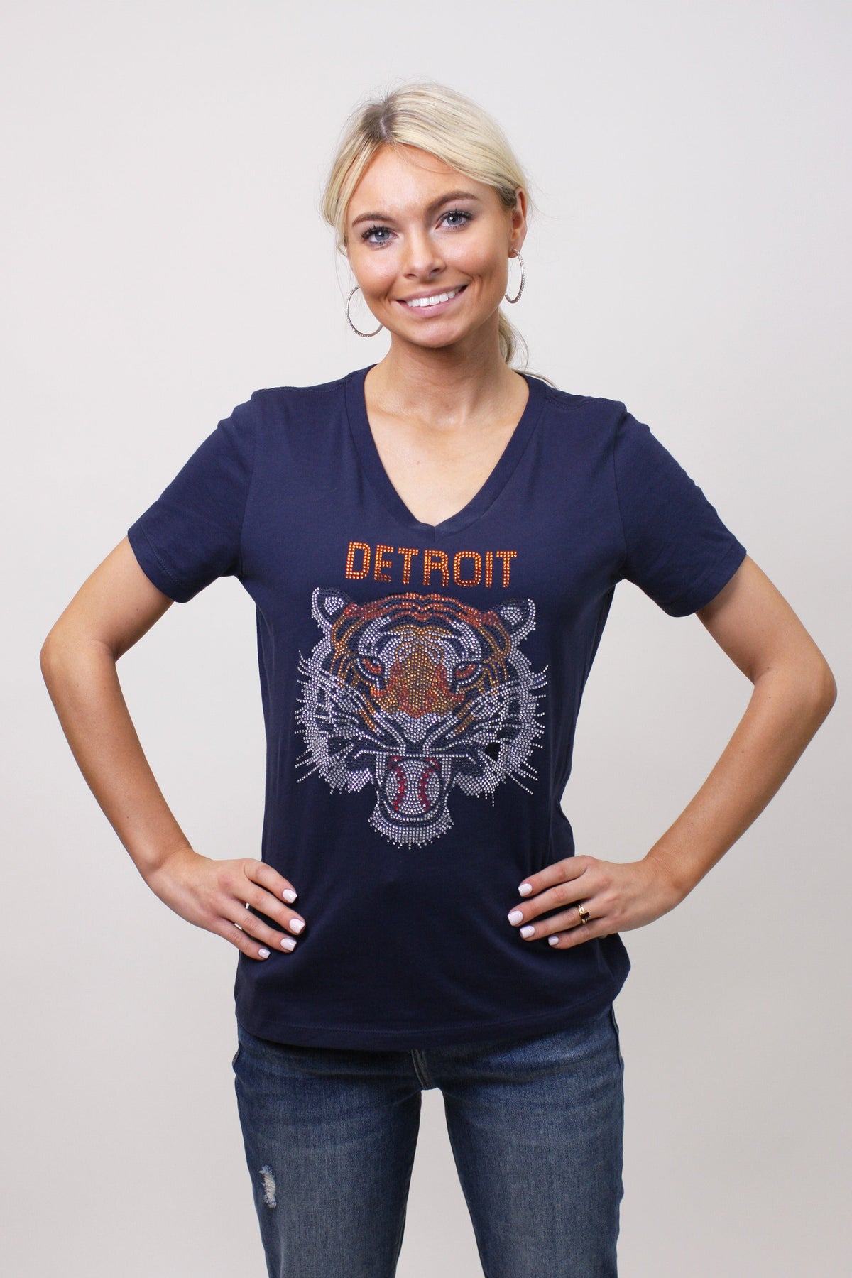 Detroit Tiger Head T Shirt