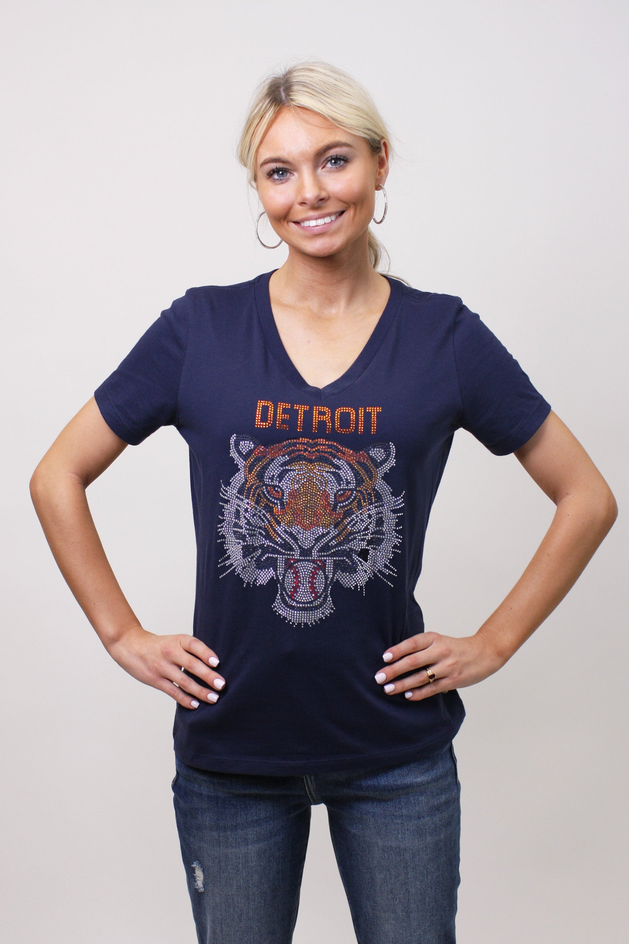 Detroit Tiger Head T Shirt