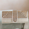 Baguette Style Flap Over Clutch