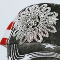 USA Sunflower Baseball Hat