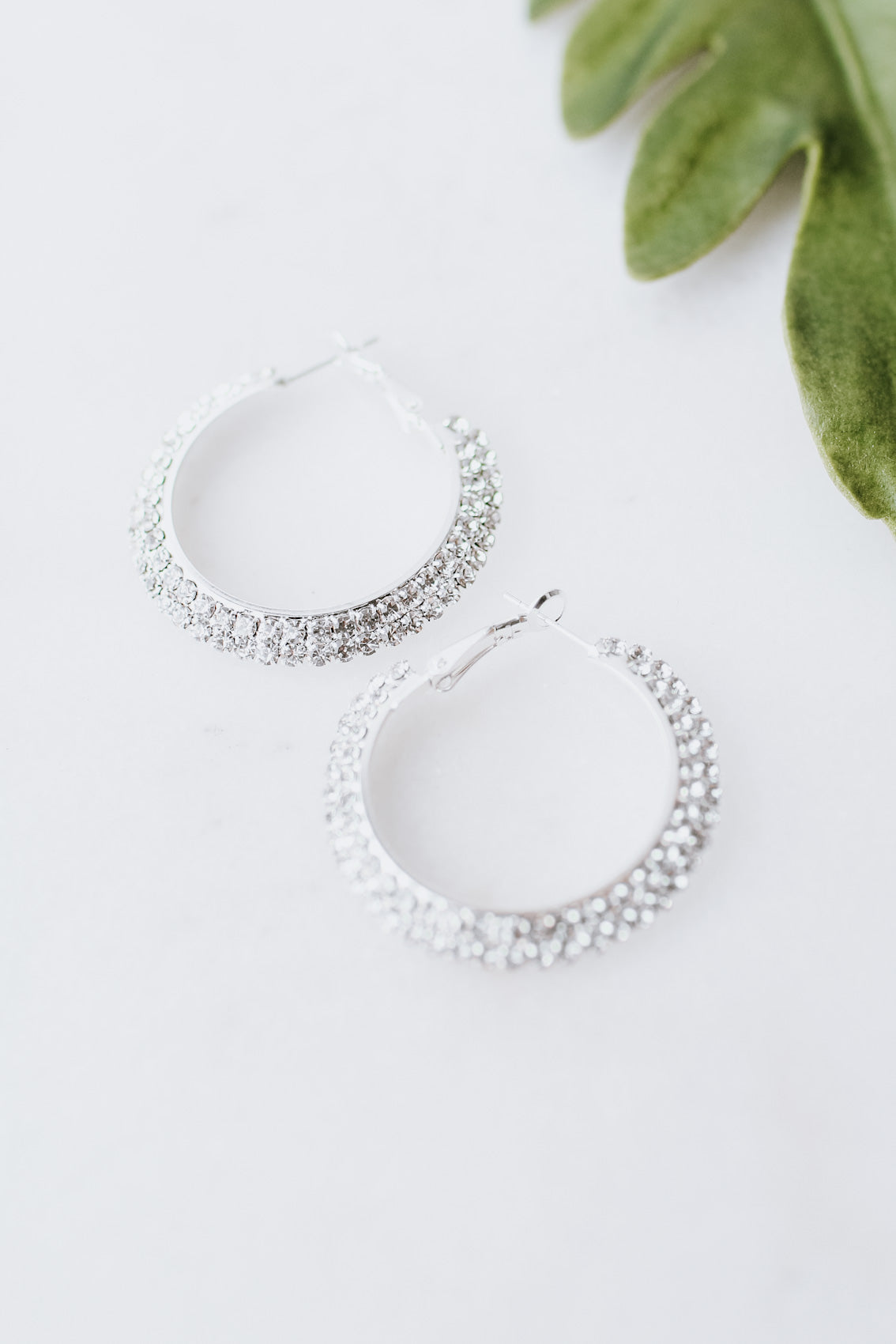 Medium Two Row Outside Arch Hoop - Glitz & Ears Boutique