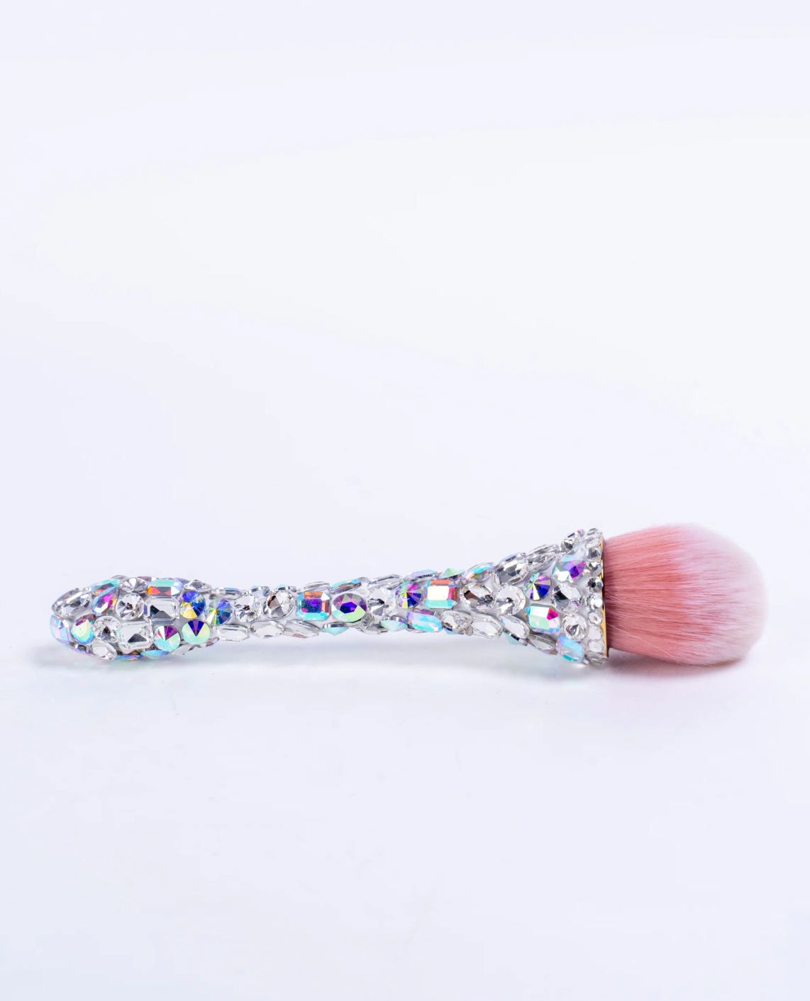 Large Rhinestone Covered Make-Up Brush
