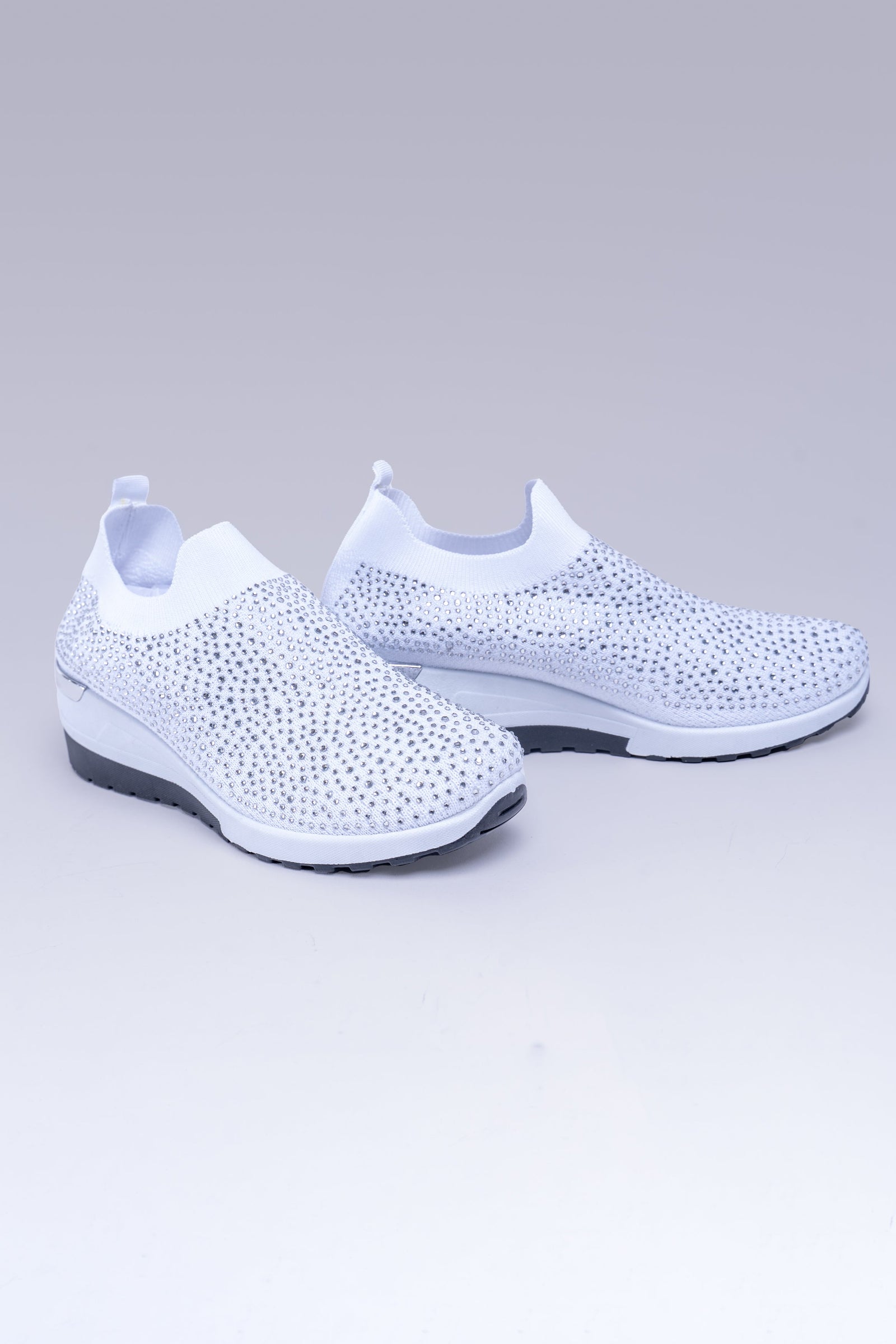 Square Stone Fabric Sneaker