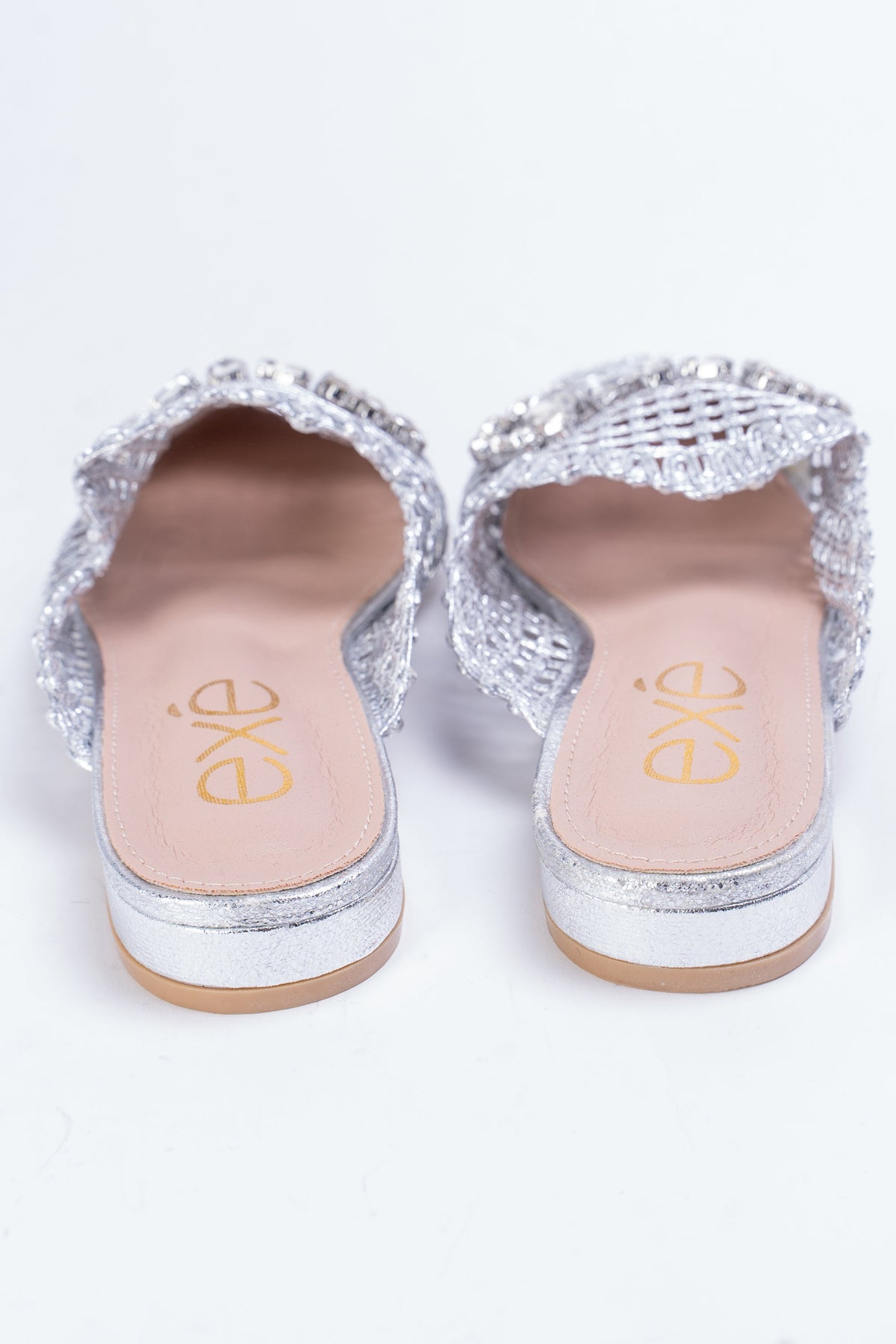 Mesh Mule with Rhinestone "Buckle"(SALE)