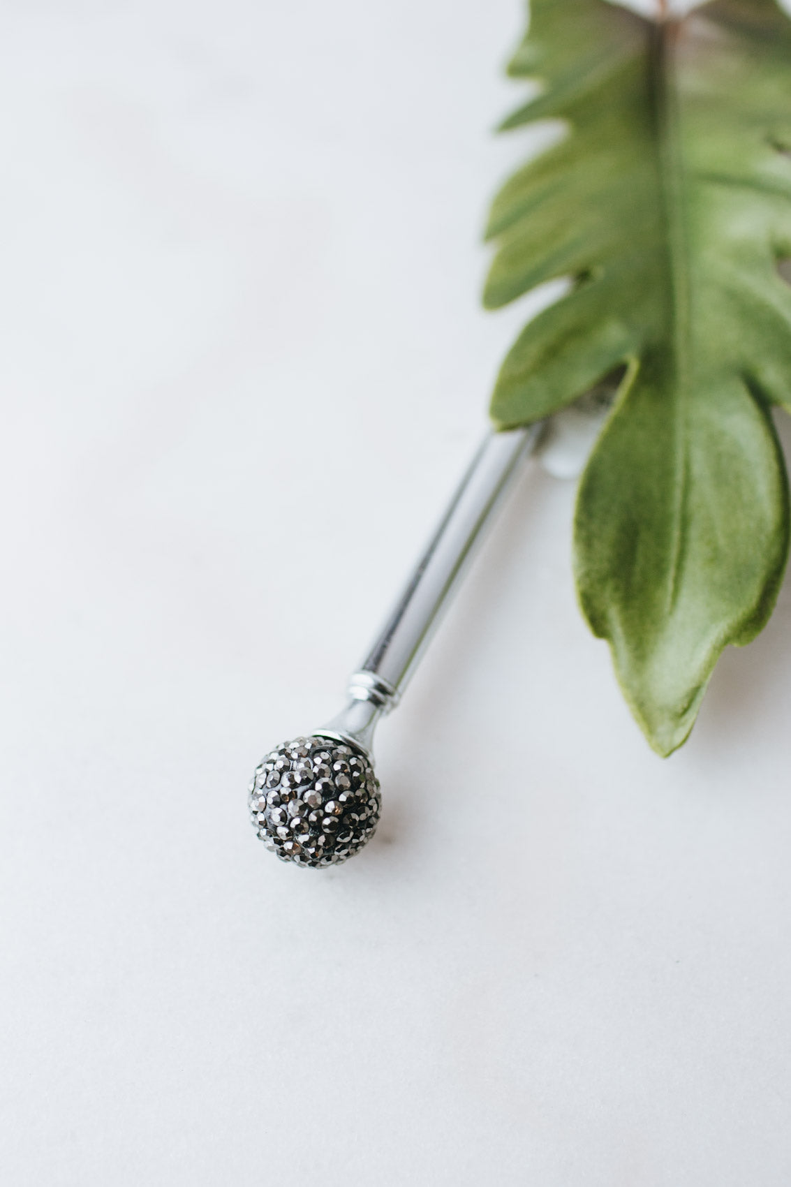 Rhinestone 3D Ball Top Pen