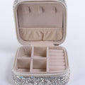All Rhinestone Heart Middle Jewelry box
