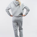 Long Sleeved Hoodie & Joggers w/ Pearl Embellishment