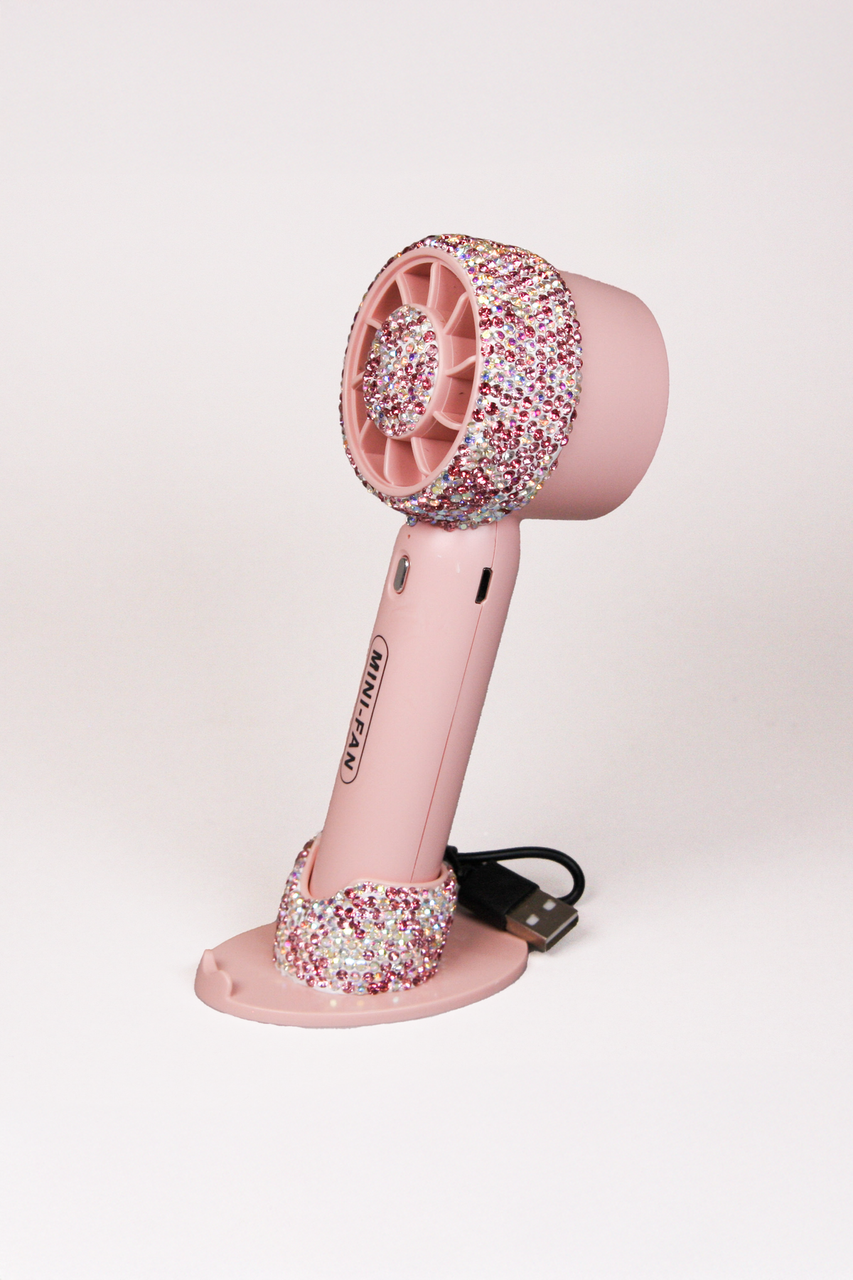 Rhinestone Mini Fan