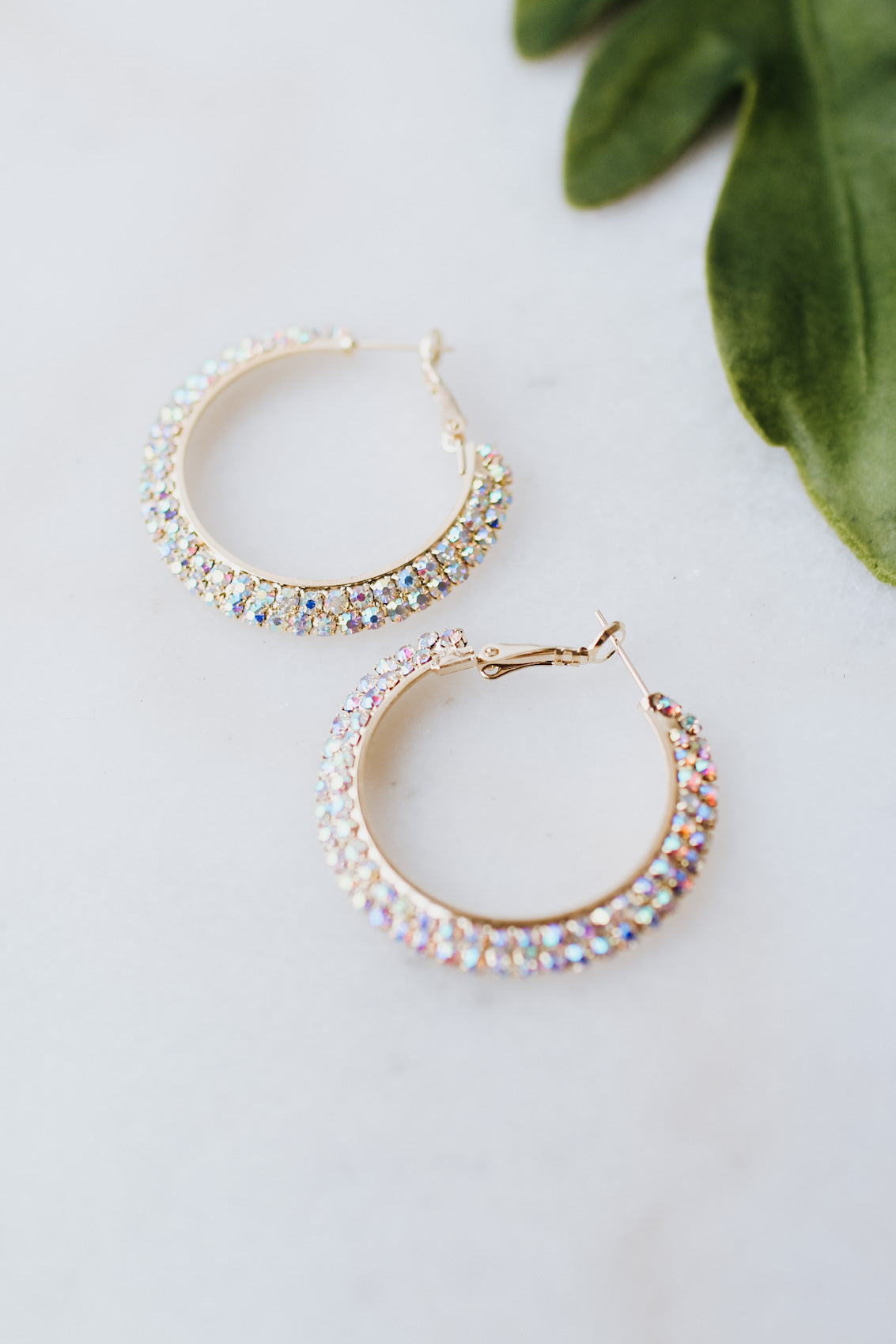 Medium Two Row Outside Arch Hoop - Glitz & Ears Boutique