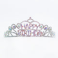 Loop Top Happy Birthday Rhinestone Tiara