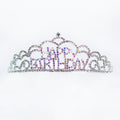 Happy Birthday Rhinestone Swirl Tiara