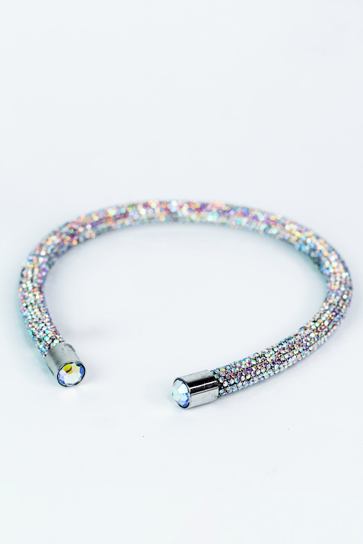 Thick All Rhinestone Fabric End Headband