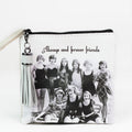 Photo & Quote Zippered Coin Pouch w/ Tassel