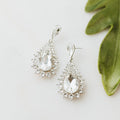 Gradual Teardrop Outlined Earring