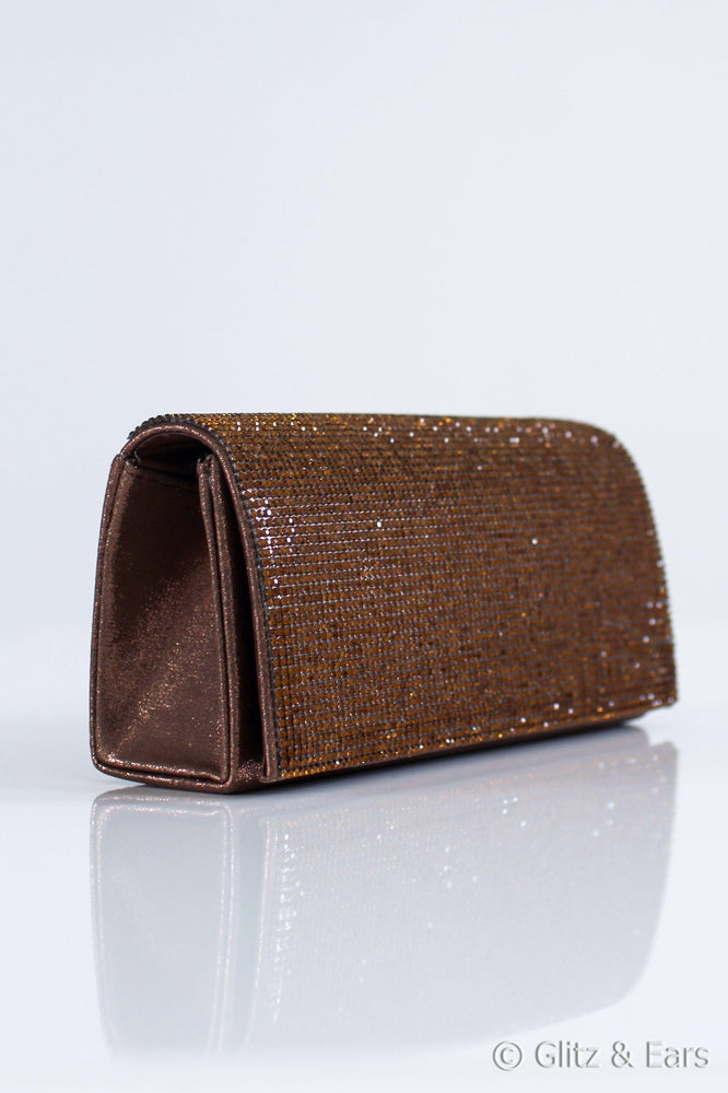 Rhinestone Flap Clutch - Glitz & Ears Boutique