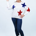 Knit Star Patch Sweater
