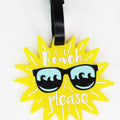 "Beach Please" Sunshine Luggage Tag