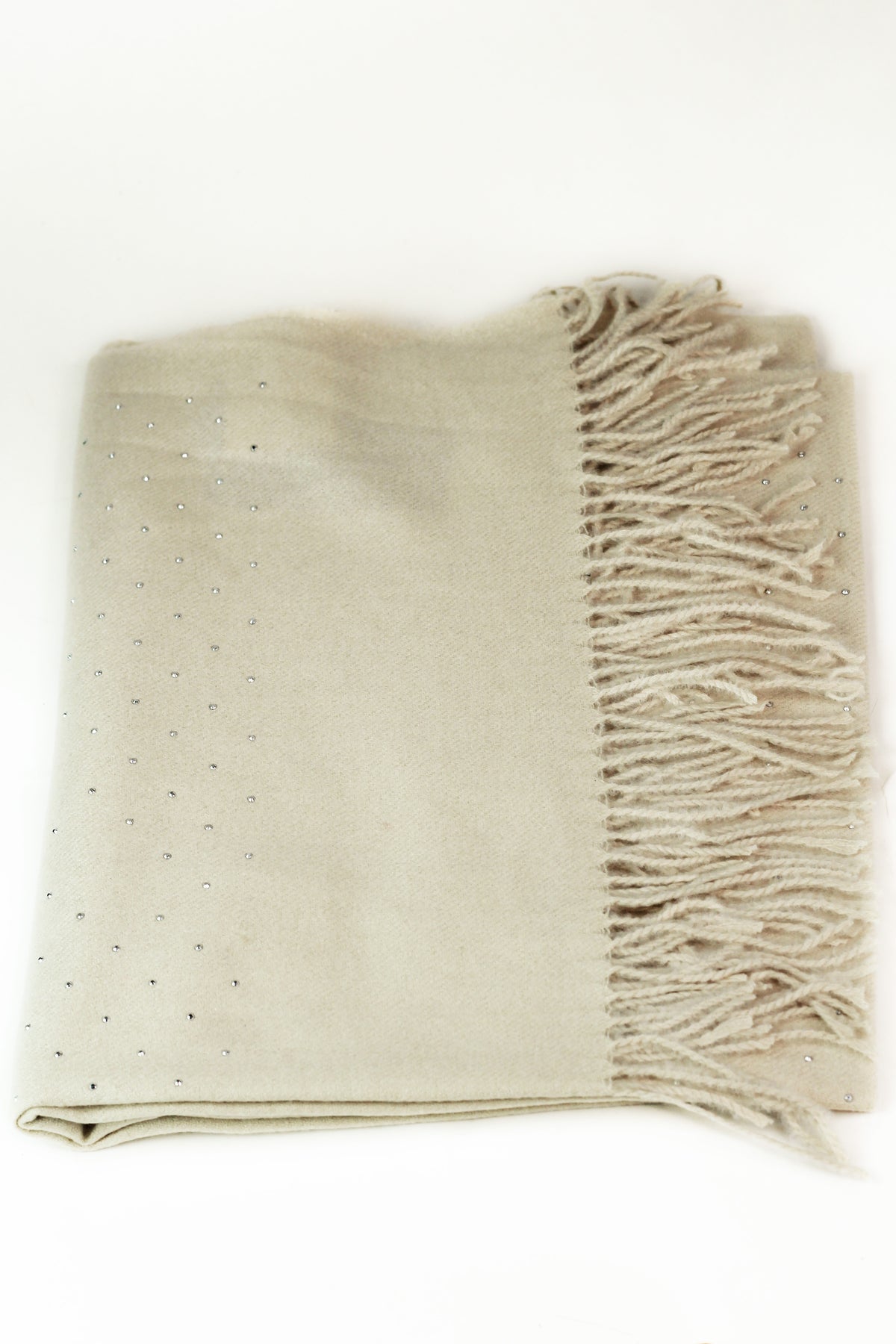 Soft Woven Rhinestone Scarf