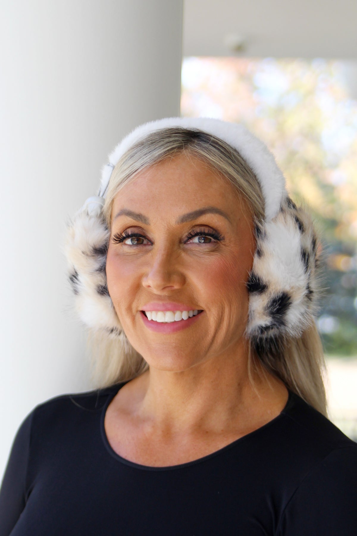Leopard Print Faux Fur Earmuffs