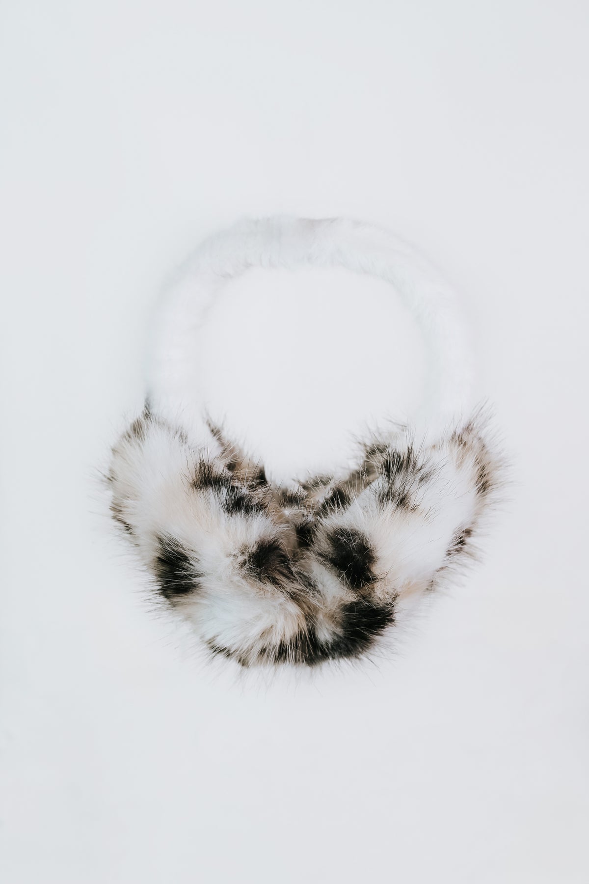 Leopard Print Faux Fur Earmuffs