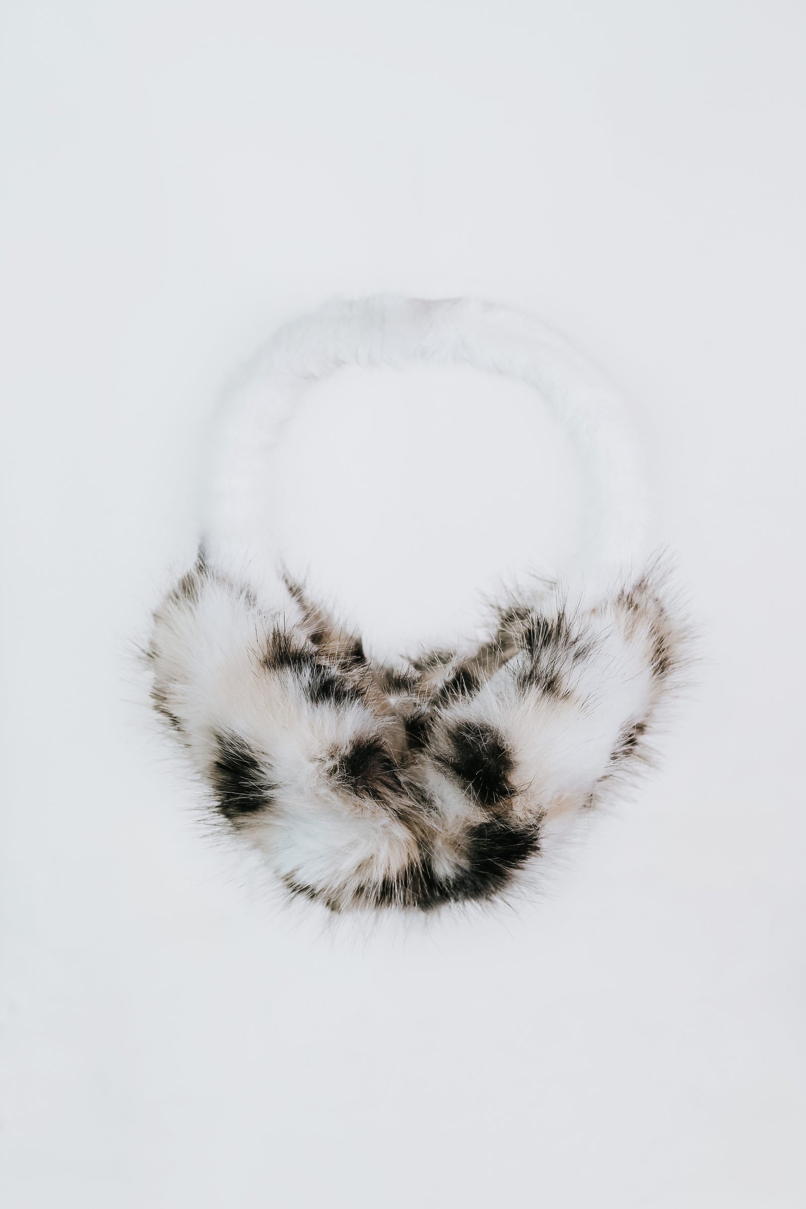 Leopard Print Faux Fur Earmuffs