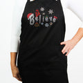 Rhinestone Believe Ornaments Adjustable Neck Apron