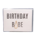 Birthday Babe w/ Paper Clip Greeting Card